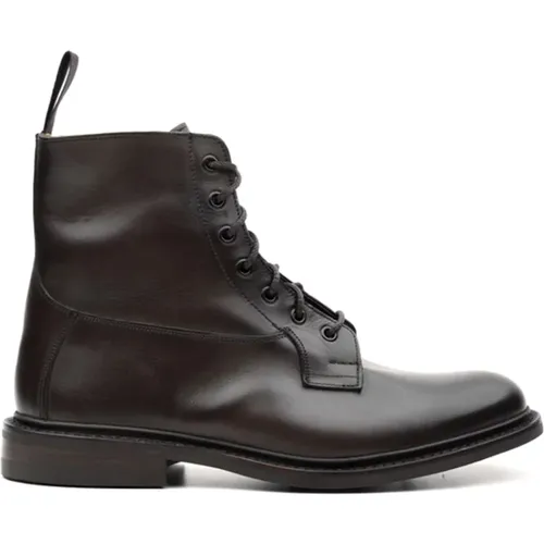 Braune Lederstiefeletten Modell 5635 - Tricker's - Modalova