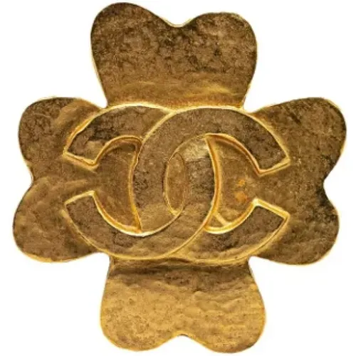 Pre-owned Metal brooches , female, Sizes: ONE SIZE - Chanel Vintage - Modalova