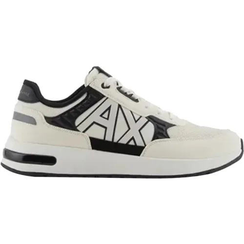 Ivory Sneakers Moderner Stil Komfort - Armani Exchange - Modalova