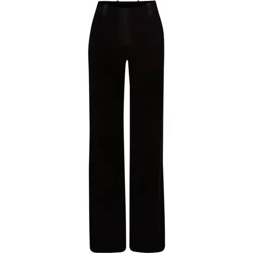 Velvet Wide Leg Pants , female, Sizes: XS - Nina Ricci - Modalova