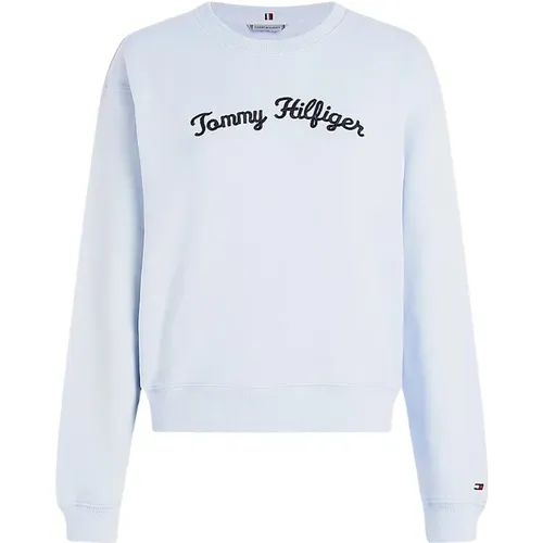 Breezy Sweatshirt , Damen, Größe: L - Tommy Hilfiger - Modalova