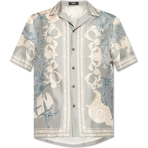 Shirt mit 'Barocco Sea' Print - Versace - Modalova