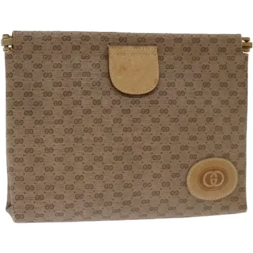 Pre-owned Canvas gucci-bags , female, Sizes: ONE SIZE - Gucci Vintage - Modalova