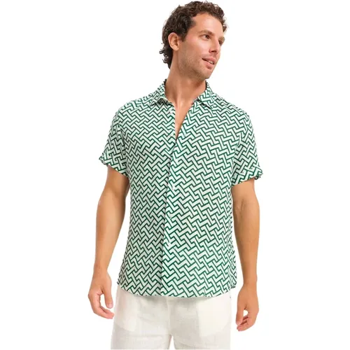 Linen Summer Shirt , male, Sizes: S, 2XL, XL, M, L - Peninsula - Modalova