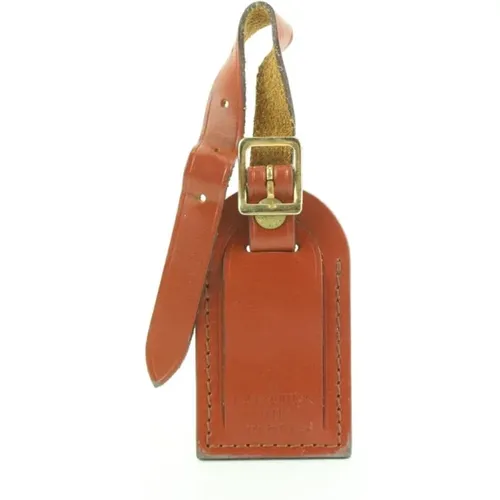 Vintage Braun Leder Schlüsselanhänger - Louis Vuitton Vintage - Modalova