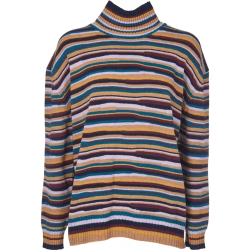 Striped Knit Sweater , female, Sizes: M, S, XS - PS By Paul Smith - Modalova