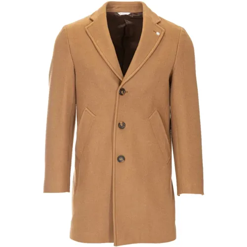 Long Fleece Coat , male, Sizes: S, 2XL - Manuel Ritz - Modalova