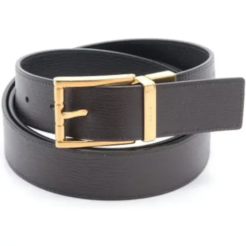 Pre-owned Leather belts , female, Sizes: ONE SIZE - Bally Pre-owned - Modalova