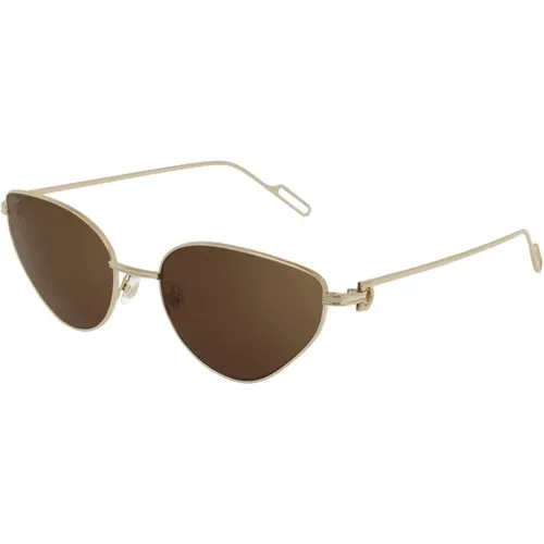 Ct0155S Stylish Model Sunglasses , unisex, Sizes: 57 MM - Cartier - Modalova