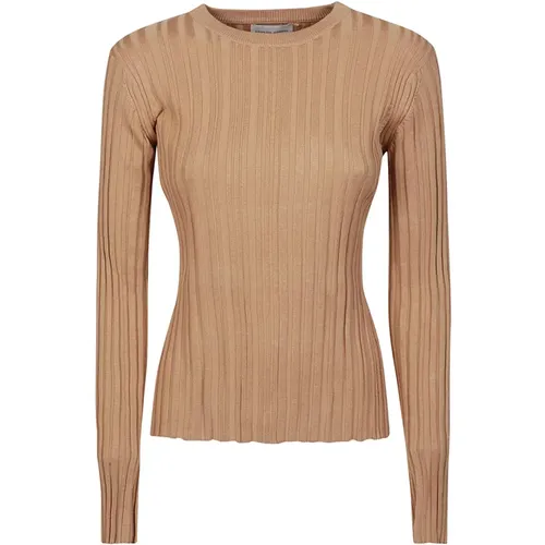 Evie Long Sleeve Ribbed TOP , female, Sizes: S - Loulou Studio - Modalova