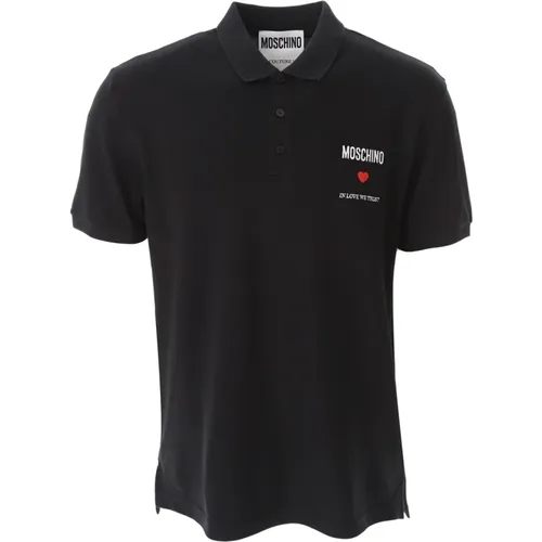 Trust Love Polo Shirt , Herren, Größe: L - Moschino - Modalova