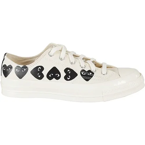 Herz Low Top Sneakers , Herren, Größe: 41 EU - Comme des Garçons Play - Modalova