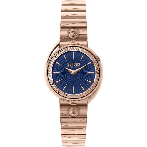 Tortona Womens Watch Gold Steel , female, Sizes: ONE SIZE - Versus Versace - Modalova