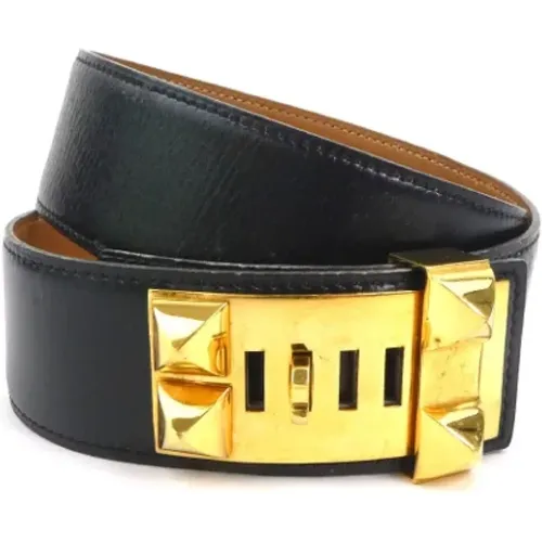 Pre-owned Leather belts , female, Sizes: ONE SIZE - Hermès Vintage - Modalova