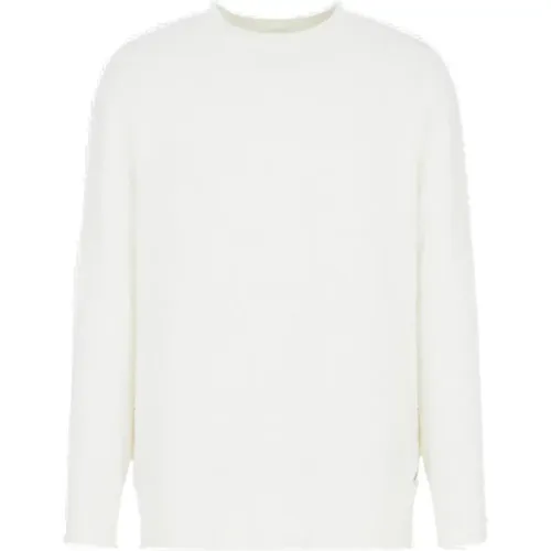 Classic Crewneck Sweater , male, Sizes: XS, L, S - Armani Exchange - Modalova