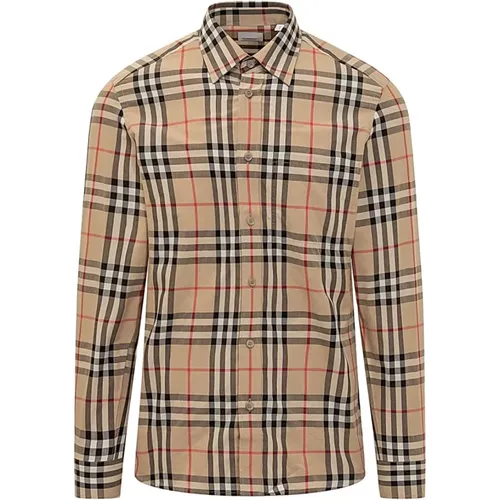 Stylish Shirt for Men , male, Sizes: L, XL, M - Burberry - Modalova