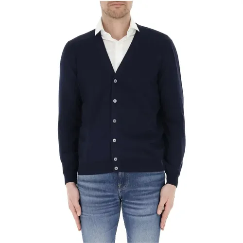 Cardigan , male, Sizes: 2XL - Gran Sasso - Modalova