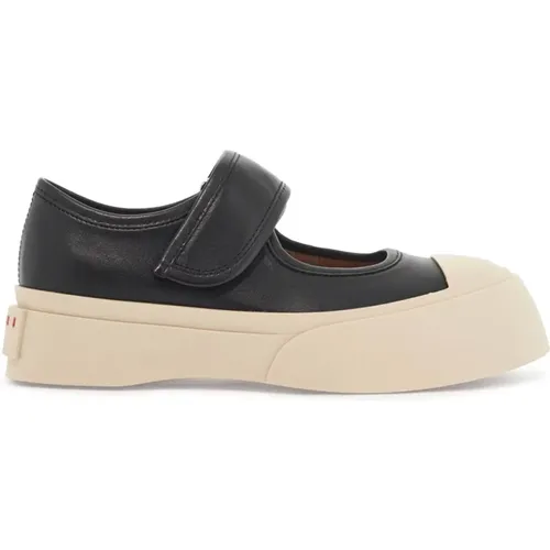 Chunky Platform Leather Mary Jane Sneakers , female, Sizes: 7 UK, 4 UK, 3 UK, 6 UK, 5 UK - Marni - Modalova