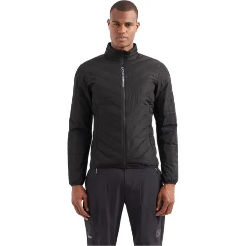 Stylische Jacke für Männer , Herren, Größe: L - Emporio Armani EA7 - Modalova