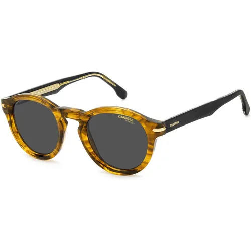 Horn/Grey Sunglasses , unisex, Sizes: 48 MM - Carrera - Modalova