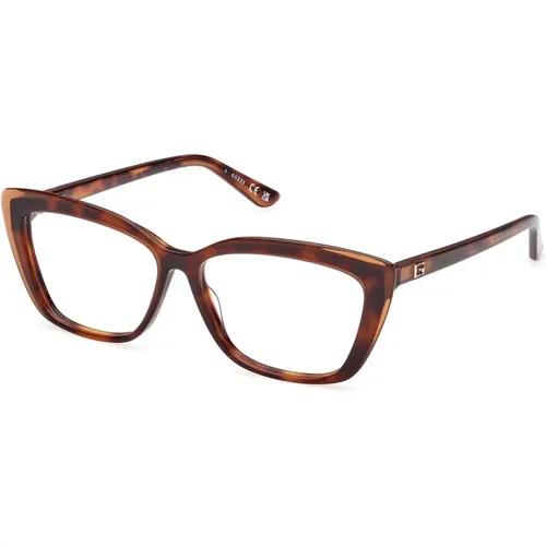 Square Injected Sunglasses Gu2977 , female, Sizes: 55 MM - Guess - Modalova