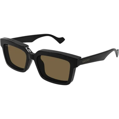 Schwarze Transparente Sonnenbrille Gg1543S 004 - Gucci - Modalova