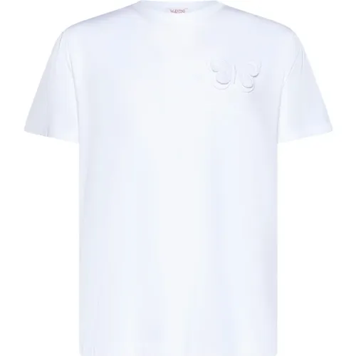 Weiße T-Shirts und Polos Valentino - Valentino - Modalova