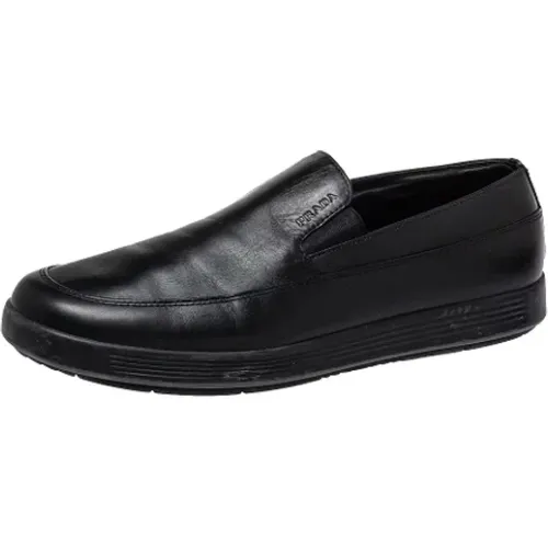 Pre-owned Leather flats , female, Sizes: 7 UK - Prada Vintage - Modalova