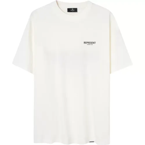 Printed T-Shirt , male, Sizes: XL, S - Represent - Modalova