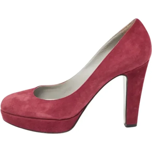 Pre-owned Suede heels , female, Sizes: 5 UK - Sergio Rossi Pre-owned - Modalova