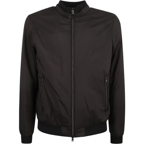 Schwarze Jacke für Männer , Herren, Größe: XL - Herno - Modalova