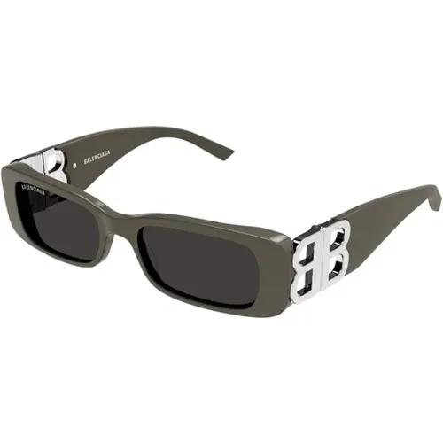 Braun Graue Sonnenbrille Stilvolles Modell - Balenciaga - Modalova