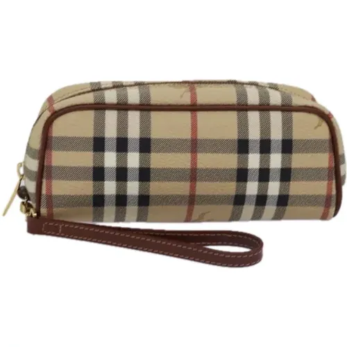 Pre-owned Canvas clutches , female, Sizes: ONE SIZE - Burberry Vintage - Modalova