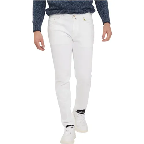 Crop Carrot Slim Pants , male, Sizes: W35, W36 - Jacob Cohën - Modalova