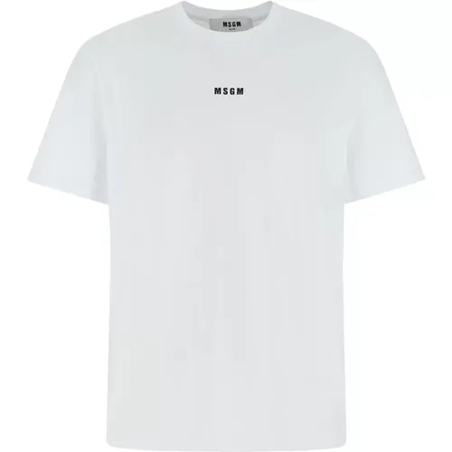 T-Shirt , Herren, Größe: XL - Msgm - Modalova