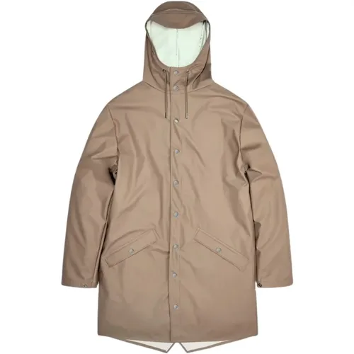 Long Jacket - Waterproof Unisex Design , male, Sizes: M - Rains - Modalova