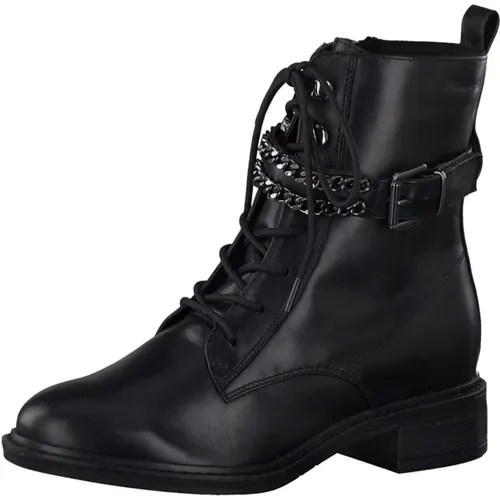 Stylish Leather Ankle Boots , female, Sizes: 5 UK, 4 UK - tamaris - Modalova