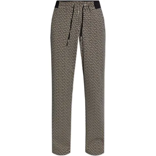 Sweatpants with monogram , male, Sizes: S - Balmain - Modalova