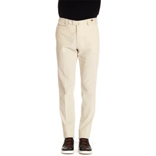 Classic Chinos Trousers , male, Sizes: S - Tagliatore - Modalova