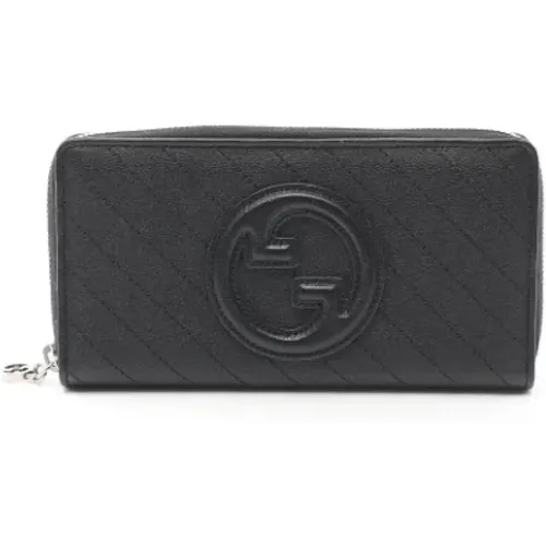 Pre-owned Leather wallets , female, Sizes: ONE SIZE - Gucci Vintage - Modalova