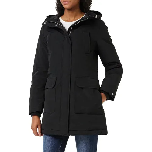 Technische Daunenparka Jacke , Damen, Größe: M - Tommy Hilfiger - Modalova