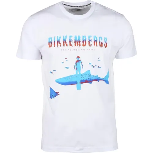 T-Shirt for Men , male, Sizes: 3XL, M - Bikkembergs - Modalova