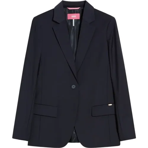 Women Business Blazer with Single Button Closure , female, Sizes: S - CINQUE - Modalova