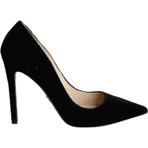 Pre-owned Velvet heels , female, Sizes: 4 UK - Prada Vintage - Modalova