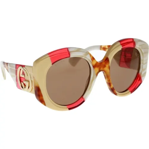 Stylish Sunglasses for Women , female, Sizes: 53 MM - Gucci - Modalova