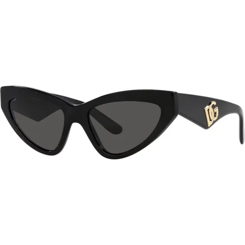 DG CrossedLarge Sonnenbrille , Damen, Größe: 53 MM - Dolce & Gabbana - Modalova