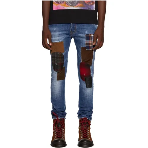 Stylish Slim-Fit Jeans , male, Sizes: XS - Dsquared2 - Modalova