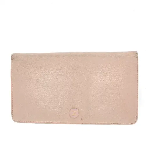 Pre-owned Leather wallets , female, Sizes: ONE SIZE - Chanel Vintage - Modalova