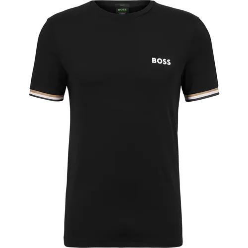 Back Band T-Shirt , male, Sizes: S, L, XL, M - Hugo Boss - Modalova