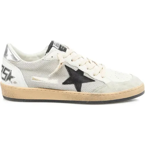 Silver Sneakers with Unique Design , male, Sizes: 6 UK - Golden Goose - Modalova